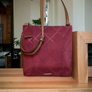 Vera Bradley Preppy Polly Molly Crossbody Bag in Claret Pattern LIKE NEW